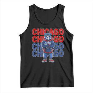 Vintage Chicago Pride Graphic Tank Top US State Sports Fan Baseball Lover TS10 Black Print Your Wear
