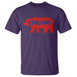 Chicago Baseball T Shirt Vintage Distressed Illinois City Pride Baseball Lover TS10 Purple Print Your Wear