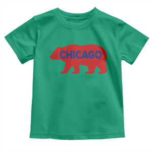 Chicago Baseball Toddler T Shirt Vintage Distressed Illinois City Pride Baseball Lover TS10 Irish Green Print Your Wear