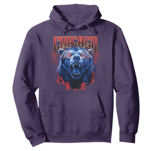 Retro Chicago Hoodie Vintage Cub Bootleg Graphic Baseball Fans TS10 Purple Print Your Wear