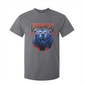 Retro Chicago T Shirt For Kid Vintage Cub Bootleg Graphic Baseball Fans TS10 Charcoal Print Your Wear