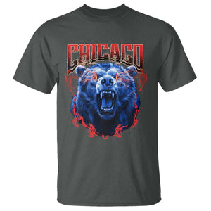 Retro Chicago T Shirt Vintage Cub Bootleg Graphic Baseball Fans TS10 Dark Heather Print Your Wear
