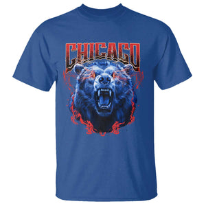 Retro Chicago T Shirt Vintage Cub Bootleg Graphic Baseball Fans TS10 Royal Blue Print Your Wear