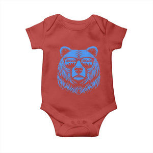 Vintage Chicago Baby Onesie Cub With Sunglasses Baseball Fans TS10 Red Print Your Wear