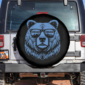 Vintage Chicago Spare Tire Cover Cub With Sunglasses Baseball Fans TS10 No hole Black Print Your Wear
