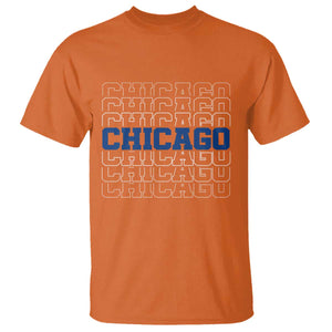 Vintage Chicago Graphic T Shirt State Pride Baseball Lover TS10 Orange Print Your Wear