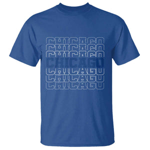 Vintage Chicago Graphic T Shirt State Pride Baseball Lover TS10 Royal Blue Print Your Wear