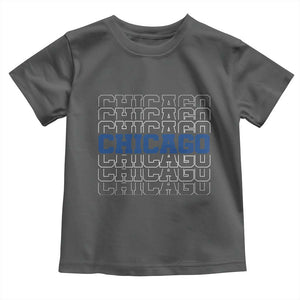 Vintage Chicago Graphic Toddler T Shirt State Pride Baseball Lover TS10 Dark Heather Print Your Wear