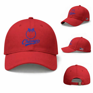 Chicago Coquette Bow Baseball Cap Cute Girls Kids Women Baseball Fans TS10 Baseball Cap Universal Fit Red Print Your Wear