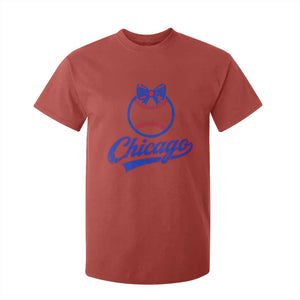 Chicago Coquette Bow T Shirt For Kid Cute Girls Kids Women Baseball Fans TS10 Red Print Your Wear