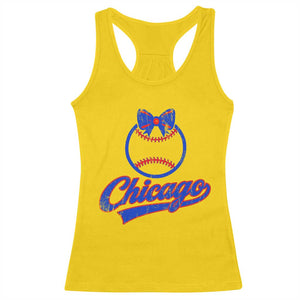 Chicago Coquette Bow Racerback Tank Top Cute Girls Kids Women Baseball Fans TS10 Daisy Print Your Wear