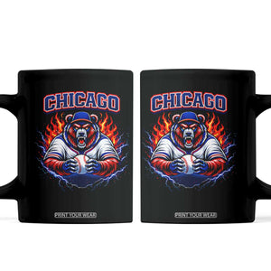 Vintage Chicago Coffee Mug Retro Baseball Fans TS10 Black Print Your Wear