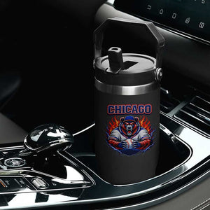 Vintage Chicago Flip Straw Tumbler Retro Baseball Fans TS10 Print Your Wear