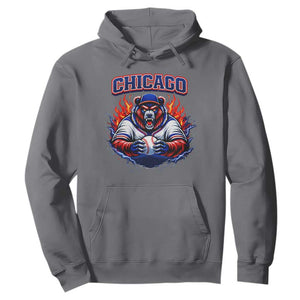 Vintage Chicago Hoodie Retro Baseball Fans TS10 Charcoal Print Your Wear