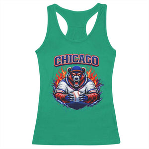 Vintage Chicago Racerback Tank Top Retro Baseball Fans TS10 Irish Green Print Your Wear