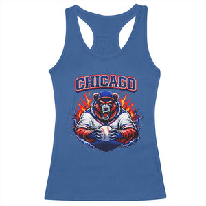 Vintage Chicago Racerback Tank Top Retro Baseball Fans TS10 Royal Blue Print Your Wear