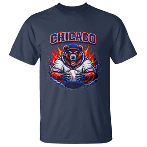 Vintage Chicago T Shirt Retro Baseball Fans TS10 Navy Print Your Wear