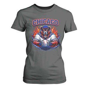 Vintage Chicago T Shirt For Women Retro Baseball Fans TS10 Dark Heather Print Your Wear
