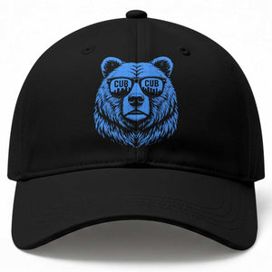 Vintage Cub Baseball Cap With Sunglasses Retro Baseball Fans TS10 Print Your Wear