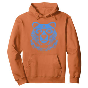 Vintage Cub Hoodie With Sunglasses Retro Baseball Fans TS10 Orange Print Your Wear