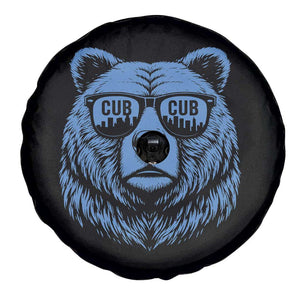 Vintage Cub Spare Tire Cover With Sunglasses Retro Baseball Fans TS10 Print Your Wear