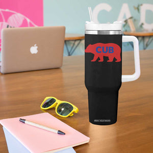 Vintage Cub Tumbler With Handle Retro Sports Bear Baseball Fans TS10 Print Your Wear