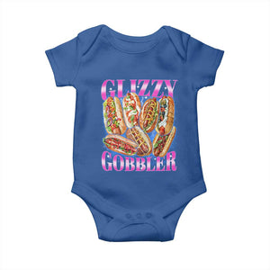 Glizzy Gobbler Hot Dog Meme Baby Onesie Meme Hilarious Hotdog Glizzy Lovers TS10 Royal Blue Print Your Wear