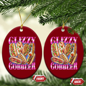 Glizzy Gobbler Hot Dog Meme Ceramic Ornament Meme Hilarious Hotdog Glizzy Lovers TS10 Print Your Wear