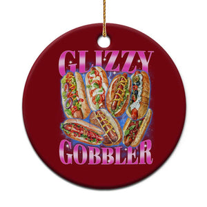 Glizzy Gobbler Hot Dog Meme Ceramic Ornament Meme Hilarious Hotdog Glizzy Lovers TS10 1pc Red Print Your Wear