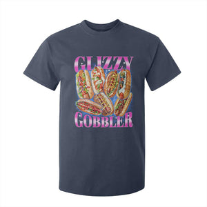 Glizzy Gobbler Hot Dog Meme T Shirt For Kid Meme Hilarious Hotdog Glizzy Lovers TS10 Navy Print Your Wear