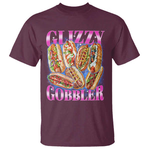 Glizzy Gobbler Hot Dog Meme T Shirt Meme Hilarious Hotdog Glizzy Lovers TS10 Maroon Print Your Wear