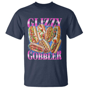 Glizzy Gobbler Hot Dog Meme T Shirt Meme Hilarious Hotdog Glizzy Lovers TS10 Navy Print Your Wear