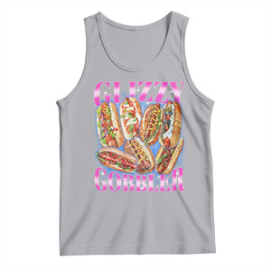Glizzy Gobbler Hot Dog Meme Tank Top Meme Hilarious Hotdog Glizzy Lovers TS10 Athletic Heather Print Your Wear