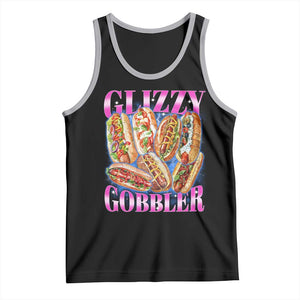 Glizzy Gobbler Hot Dog Meme Tank Top Meme Hilarious Hotdog Glizzy Lovers TS10 Black Athletic Heather Print Your Wear