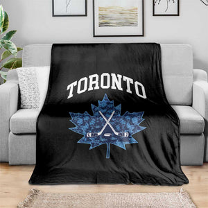Vintage Canada Hockey Throw Blanket Maple Leafs TS10 Print Your Wear