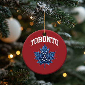 Vintage Canada Hockey Christmas Ornament Maple Leafs TS10 Print Your Wear