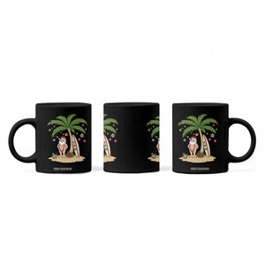 Funny Christmas In July Beach Coffee Mug Mankini Santa Summer Swimsuit Summer Holiday Vacation Graphic TS10 Print Your Wear