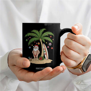 Funny Christmas In July Beach Coffee Mug Mankini Santa Summer Swimsuit Summer Holiday Vacation Graphic TS10 Print Your Wear