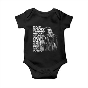 Vintage Marley Baby Onesie Jamaica Jamaican Rasta Reggage Music TS10 Black Print Your Wear