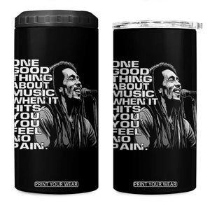 Vintage Marley 4 in 1 Can Cooler Tumbler Jamaica Jamaican Rasta Reggage Music TS10 One Size: 16 oz Black Print Your Wear