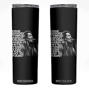 Vintage Marley Skinny Tumbler Jamaica Jamaican Rasta Reggage Music TS10 Black Print Your Wear
