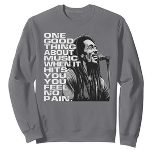 Vintage Marley Sweatshirt Jamaica Jamaican Rasta Reggage Music TS10 Charcoal Print Your Wear