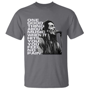 Vintage Marley T Shirt - Jamaica Jamaican Rasta Reggae Music Legend Tee TS10 Charcoal Print Your Wear