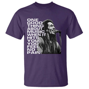 Vintage Marley T Shirt - Jamaica Jamaican Rasta Reggae Music Legend Tee TS10 Purple Print Your Wear