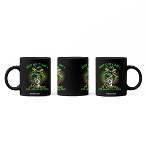 Jamaican Girl Coffee Mug Messy Bun Not Only Am I A Princess Im Jamaican Too TS10 Print Your Wear