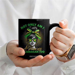 Jamaican Girl Coffee Mug Messy Bun Not Only Am I A Princess Im Jamaican Too TS10 Print Your Wear