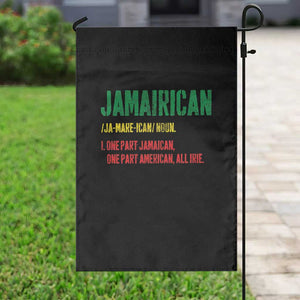 Funny Jamaican American Garden Flag Retro Jamairican Roots TS10 Print Your Wear