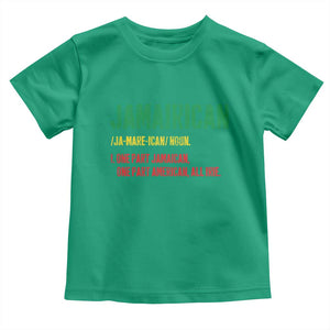 Funny Jamaican American Toddler T Shirt Retro Jamairican Roots TS10 Irish Green Print Your Wear