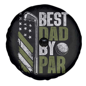 Best Dad By Par Spare Tire Cover Dad Golf Fathers Day Gift American Flag TS10 Print Your Wear