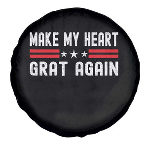 Funny Open Heart Surgery Recovery Spare Tire Cover Make My Heart Great Again TS10 Print Your Wear
